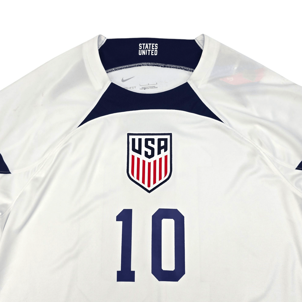 2022/23 USA Home Football Shirt (L) Nike #10 Pulisic (BNWTs) - Football Finery - FF300166
