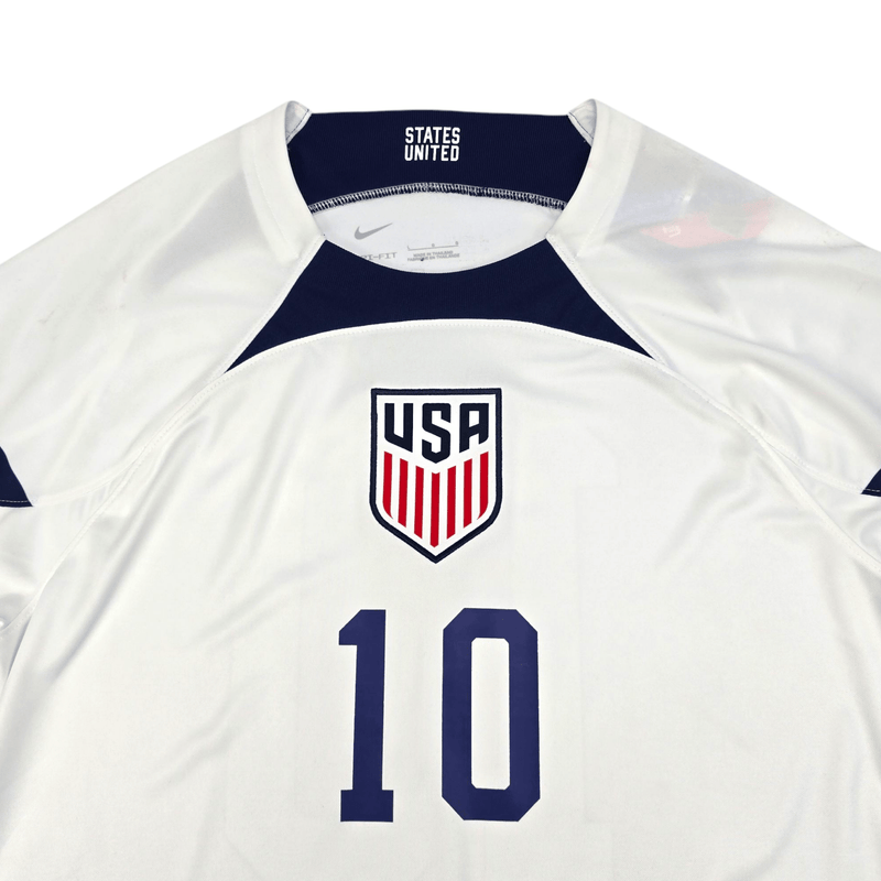 2022/23 USA Home Football Shirt (L) Nike #10 Pulisic (BNWTs) - Football Finery - FF300166