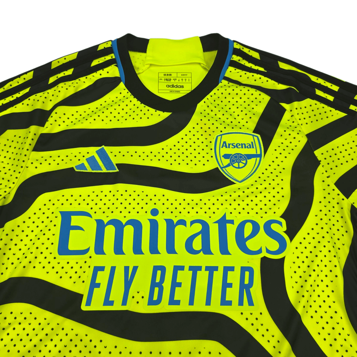 2023/24 Arsenal Away Football Shirt (S) Adidas 2 Saliba (BNWTs) - Football Finery - FF302435