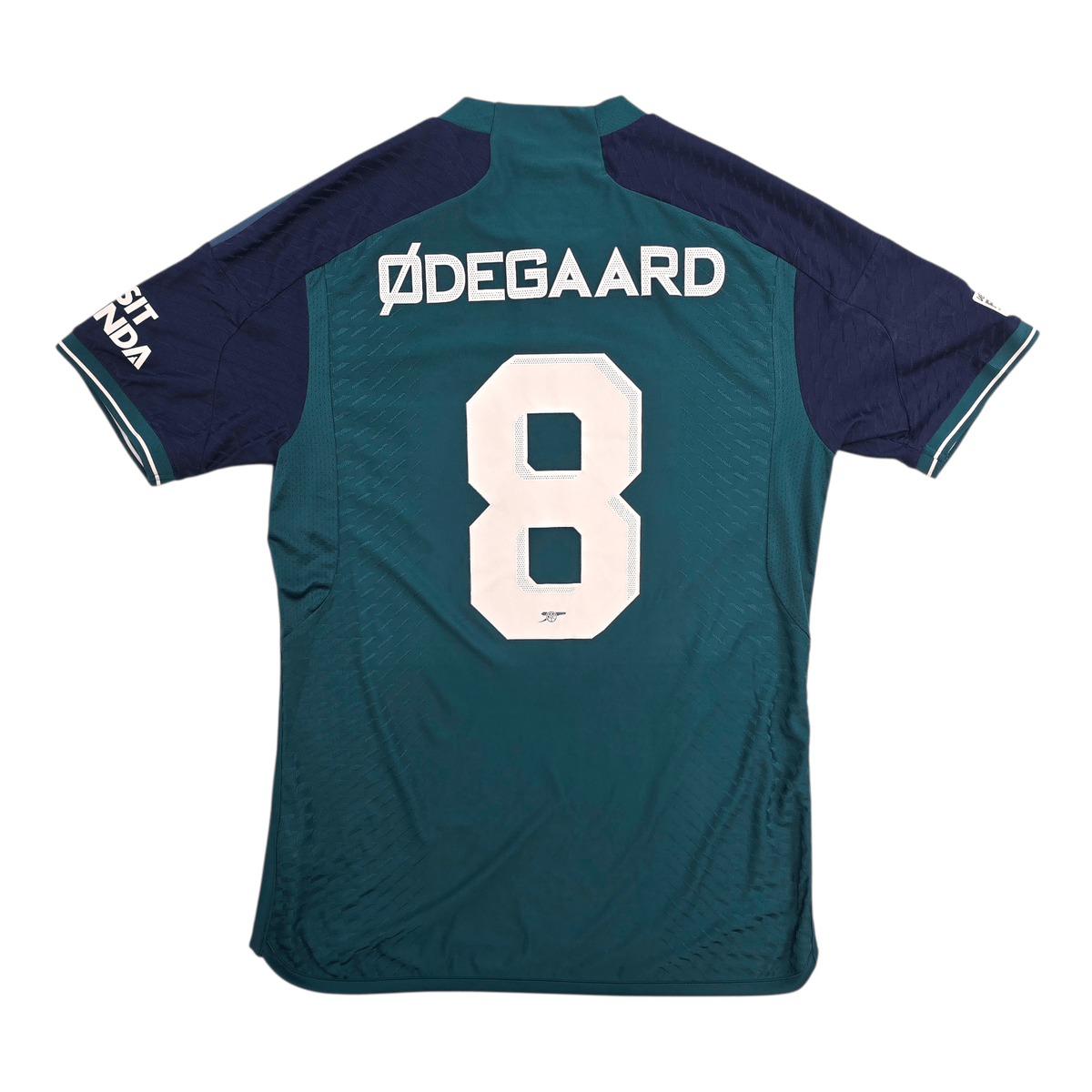 2023/24 Arsenal Third Football Shirt (M) Adidas 8 Odegaard (Player Version) - Football Finery - FF303706