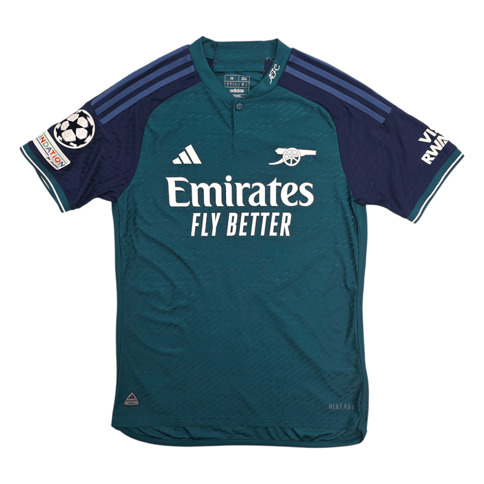 2023/24 Arsenal Third Football Shirt (M) Adidas 8 Odegaard (Player Version) - Football Finery - FF303706
