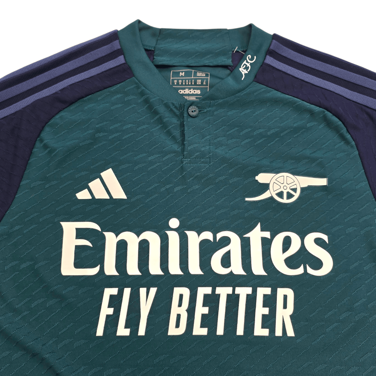 2023/24 Arsenal Third Football Shirt (M) Adidas 8 Odegaard (Player Version) - Football Finery - FF303706