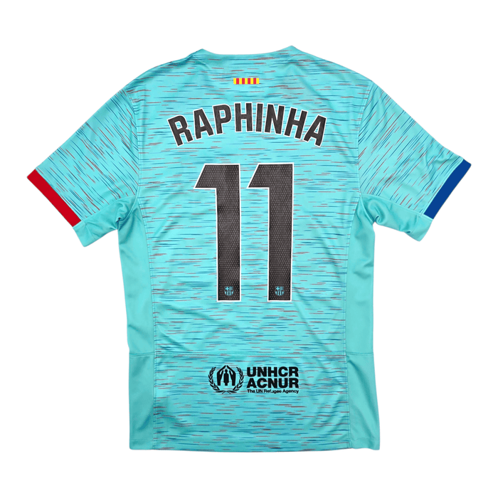 2023/24 Barcelona Third Football Shirt (S) Nike 11 Raphinha - Football Finery - FF303449