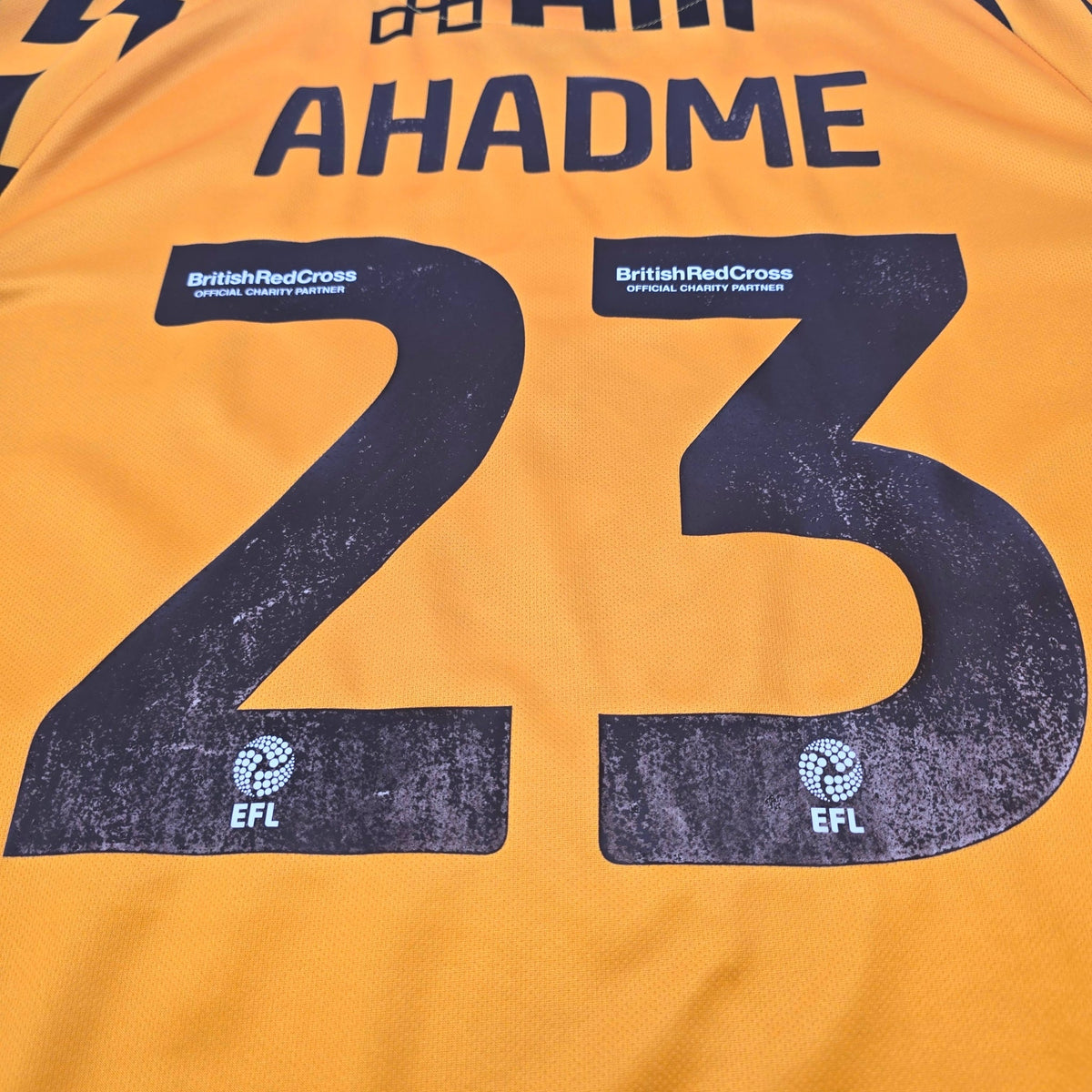 2023/24 Cambridge United Home Football Shirt (XL) Umbro 23 Ahadme - Football Finery - FF305553