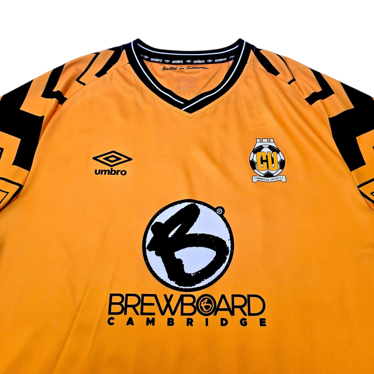 2023/24 Cambridge United Home Football Shirt (XL) Umbro 23 Ahadme - Football Finery - FF305553