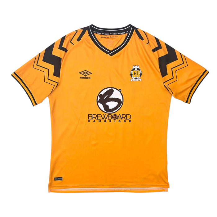 2023/24 Cambridge United Home Football Shirt (XL) Umbro 23 Ahadme - Football Finery - FF305553