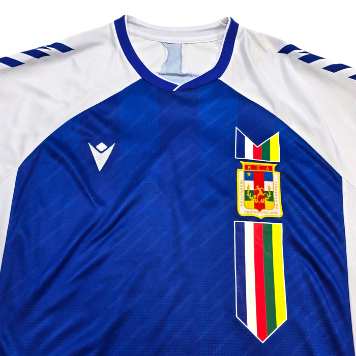2023/24 Central African Republic Home Football Shirt (XL) Macron - Football Finery - FF304373