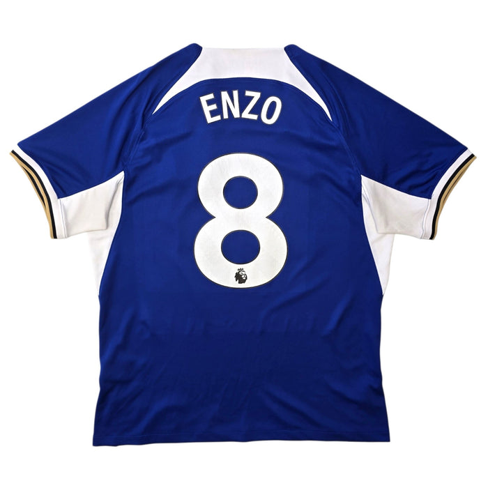 2023/24 Chelsea Home Football Shirt (L) Nike #8 Enzo - Football Finery - FF307719