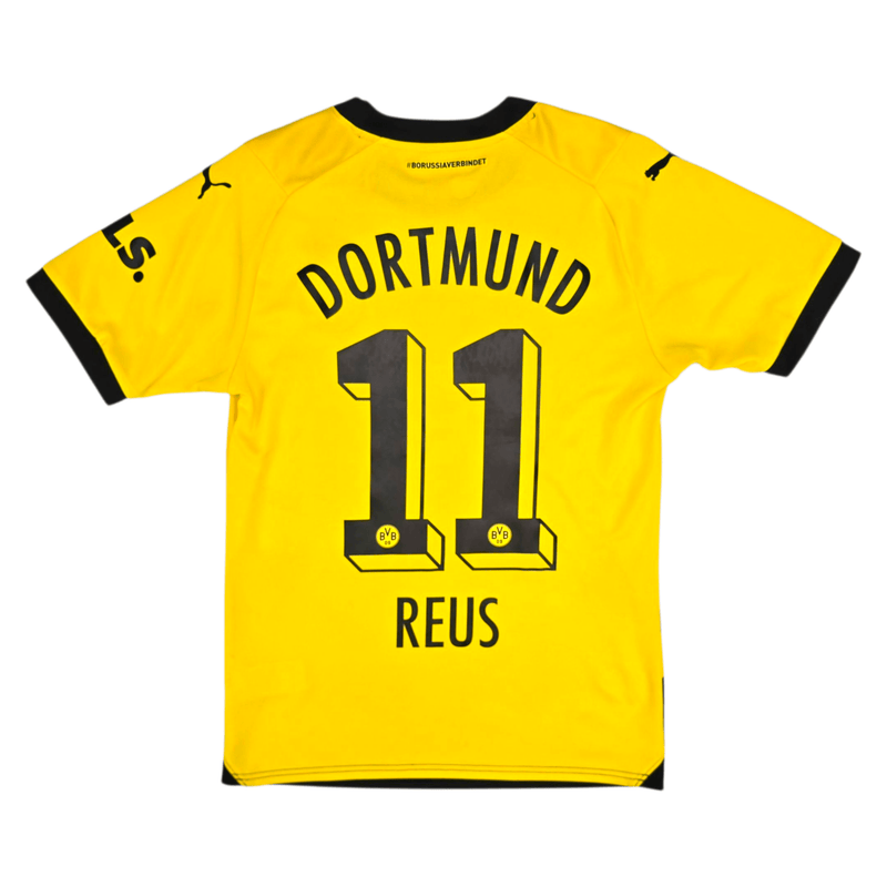 2023/24 Dortmund Home Football Shirt (S) Puma 11 Reus - Football Finery - FF301309
