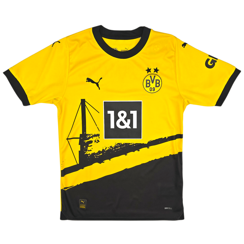 2023/24 Dortmund Home Football Shirt (S) Puma 11 Reus - Football Finery - FF301309