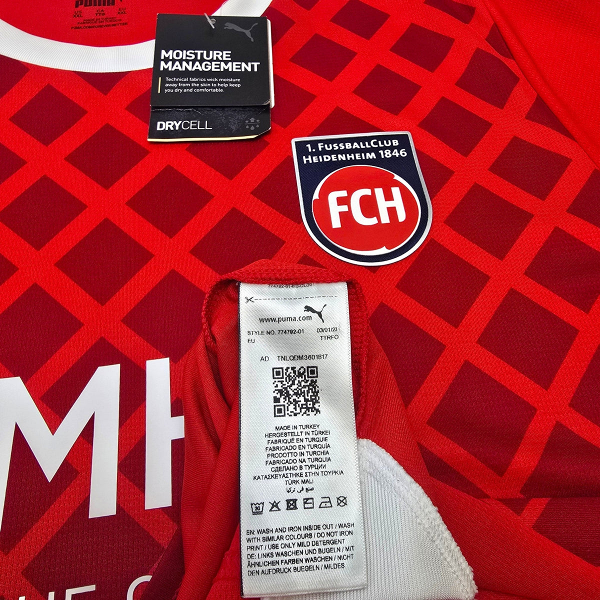 2023/24 Heidenheim Home Football Shirt (2XL) Puma (BNWTs) - Football Finery - FF305900