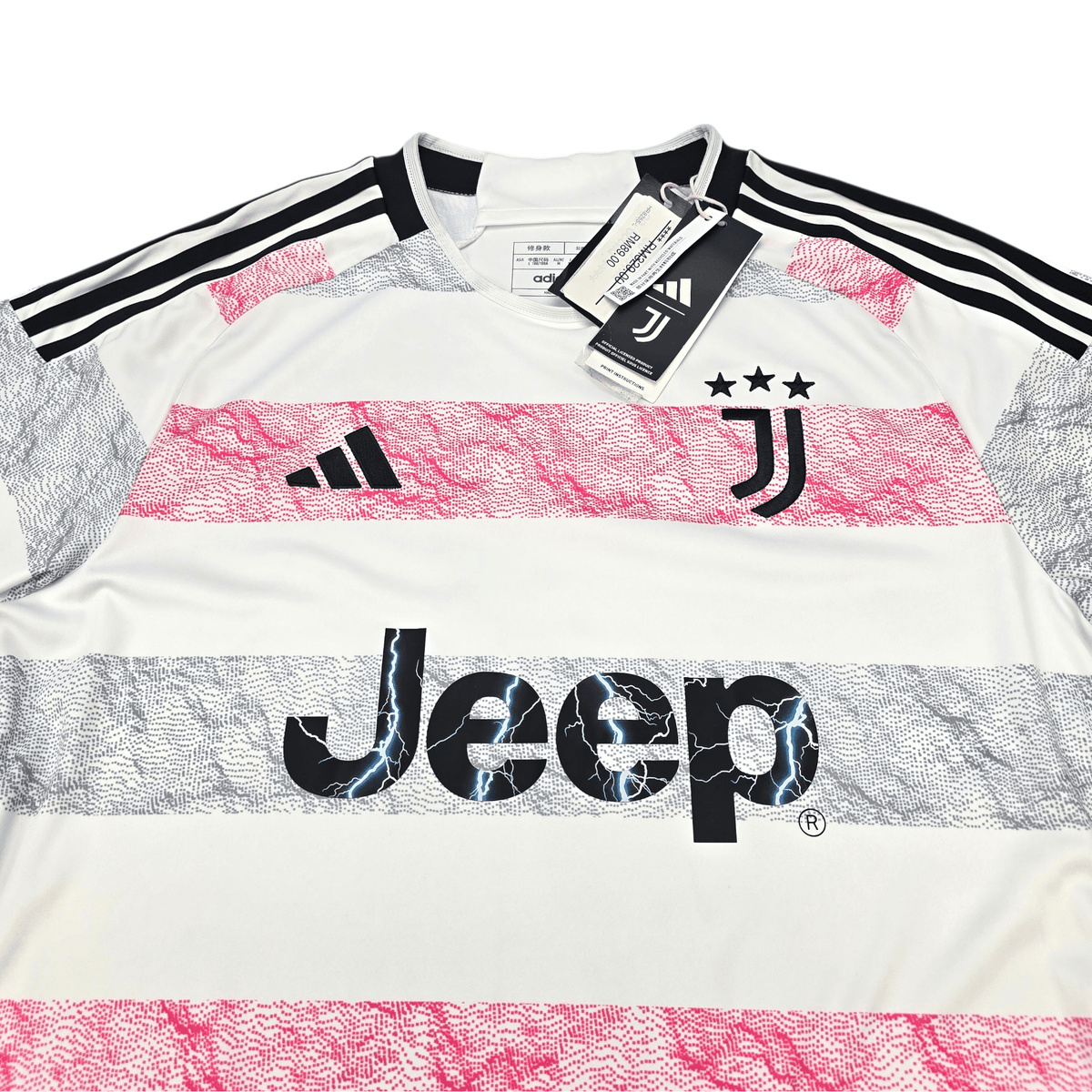 2023/24 Juventus Away Football Shirt (M) Adidas 7 Chiesa (BNWTs) - Football Finery - FF303316