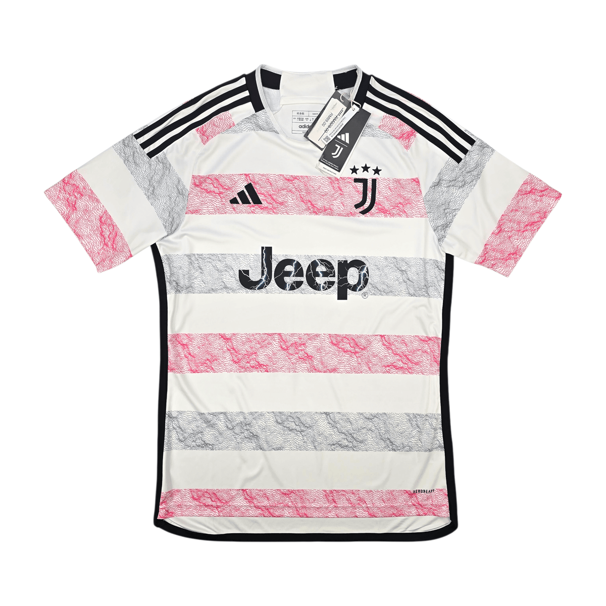 2023/24 Juventus Away Football Shirt (M) Adidas 7 Chiesa (BNWTs) - Football Finery - FF303316