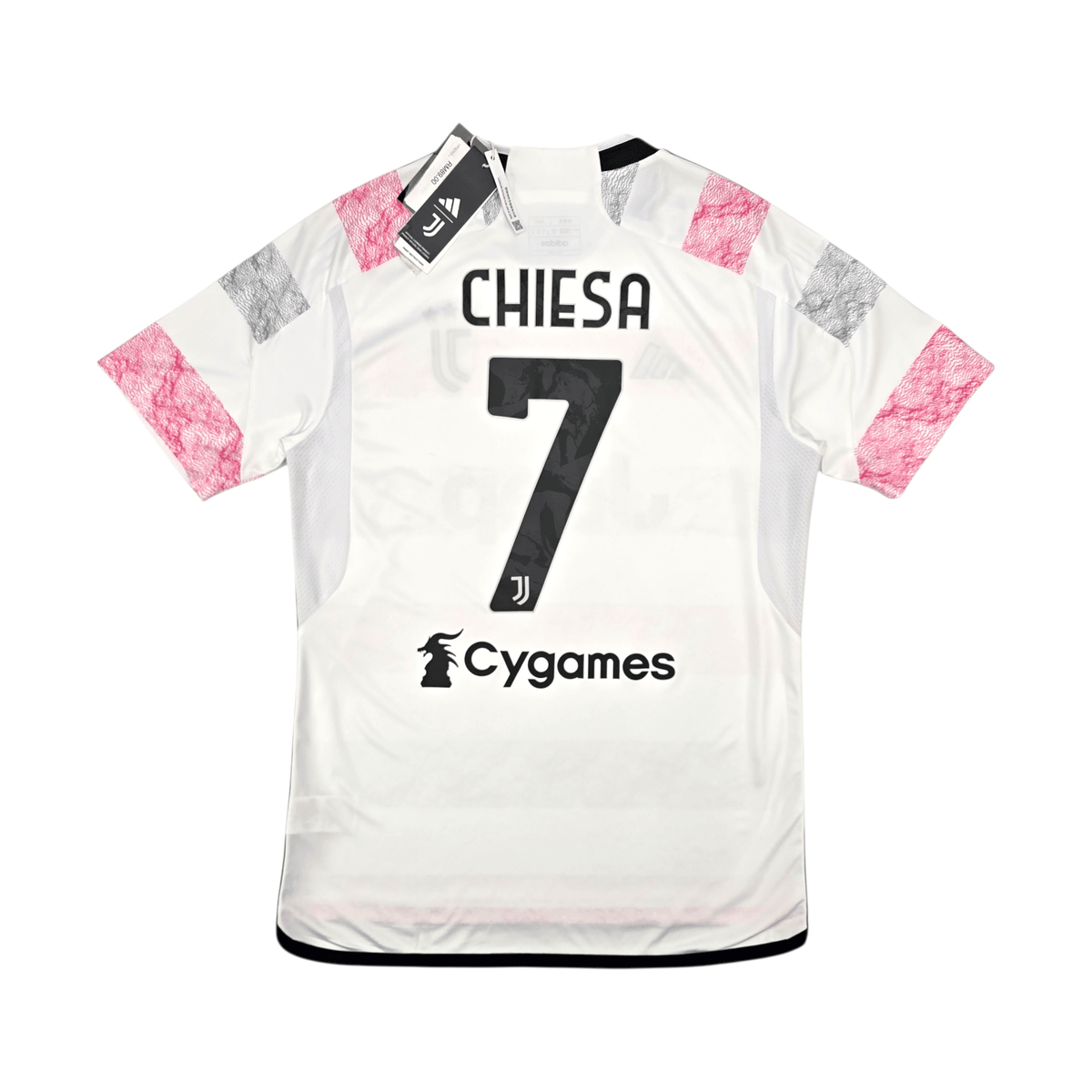 2023/24 Juventus Away Football Shirt (M) Adidas 7 Chiesa (BNWTs) - Football Finery - FF303316
