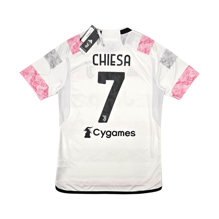 2023/24 Juventus Away Football Shirt (M) Adidas 7 Chiesa (BNWTs) - Football Finery - FF303316