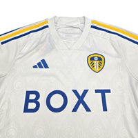 2023/24 Leeds United Home Football Shirt (S) Adidas 4 Ampadu - Football Finery - FF301736