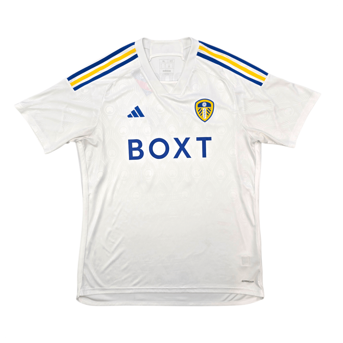 2023/24 Leeds United Home Football Shirt (XL) Adidas 14 Rodon - Football Finery - FF303198