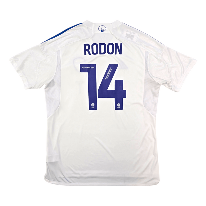 2023/24 Leeds United Home Football Shirt (XL) Adidas 14 Rodon - Football Finery - FF303198
