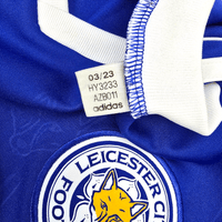2023/24 Leicester City Home Football Shirt (XS) Adidas 9 Vardy - Football Finery - FF301815