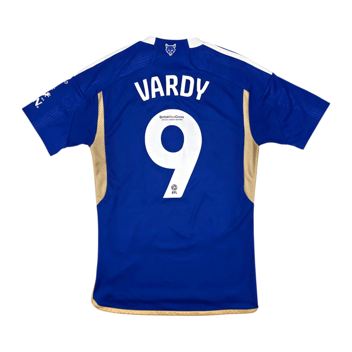 2023/24 Leicester City Home Football Shirt (XS) Adidas 9 Vardy - Football Finery - FF301815