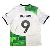 2023/24 Liverpool Away Football Shirt (XL) Nike 9 Darwin - Football Finery - FF303894