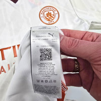 2023/24 Manchester City Away Football Shirt (S) Puma 9 Haaland - Football Finery - FF303869