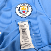 2023/24 Manchester City Home Football Shirt (S) Puma 47 Foden - Football Finery - FF303452