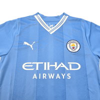 2023/24 Manchester City Home Football Shirt (S) Puma 47 Foden - Football Finery - FF303452