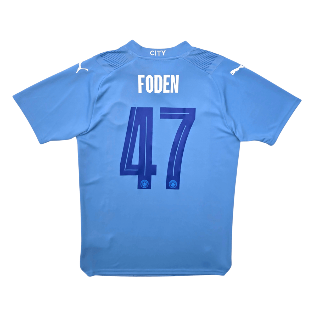2023/24 Manchester City Home Football Shirt (S) Puma 47 Foden - Football Finery - FF303452