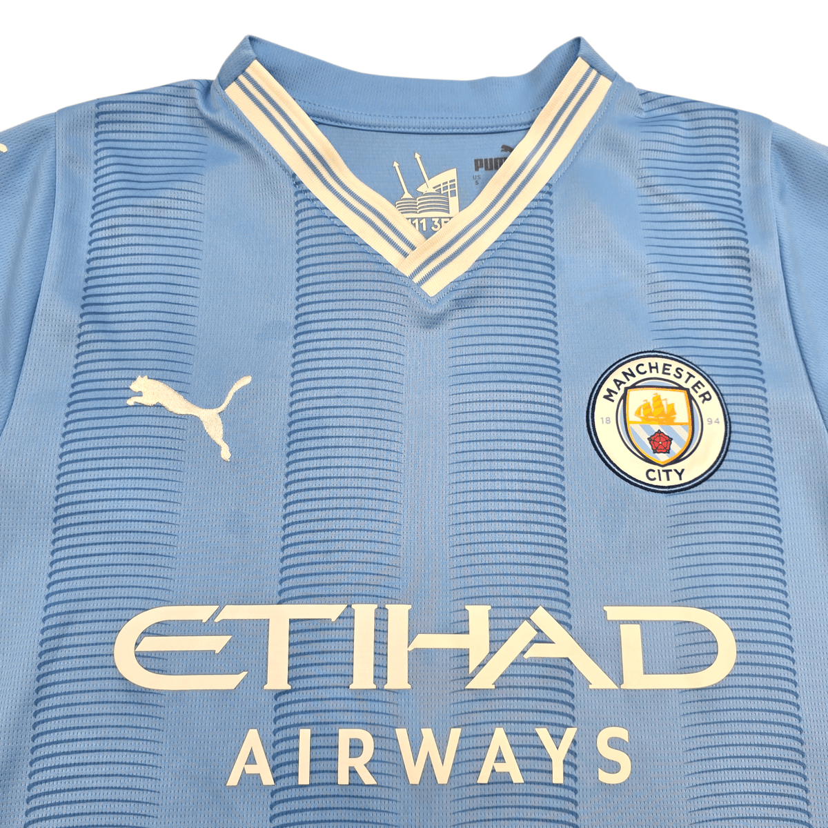 2023/24 Manchester City Home Football Shirt (S) Puma 47 Foden - Football Finery - FF303990