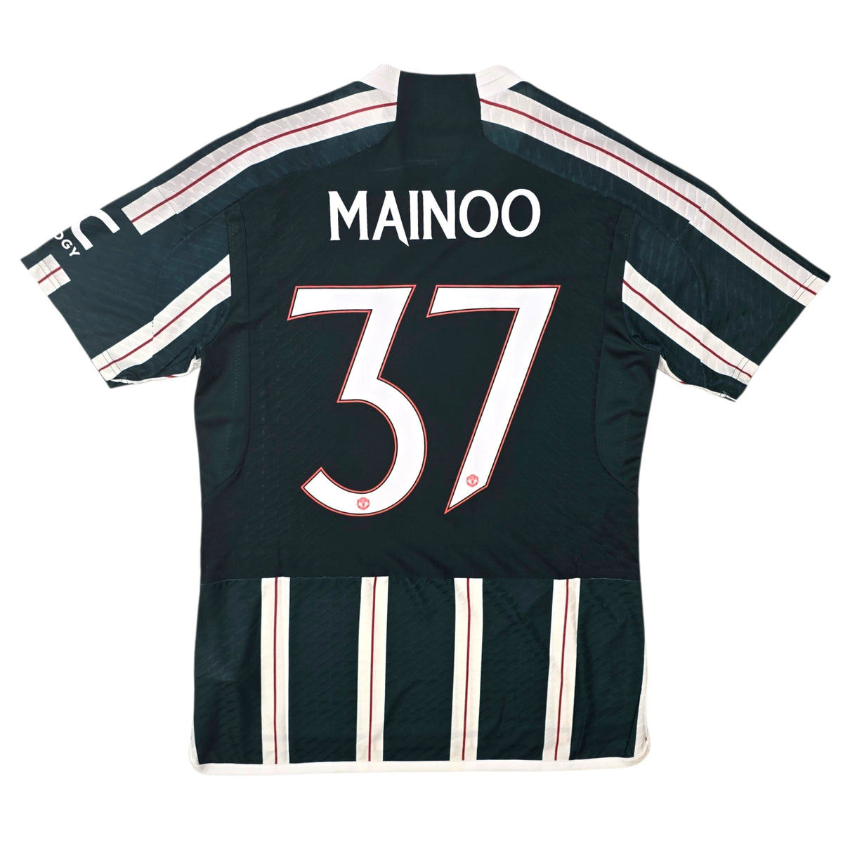 2023/24 Manchester United Away Football Shirt (M) Adidas 37 Mainoo (Player Version) - Football Finery - FF303695