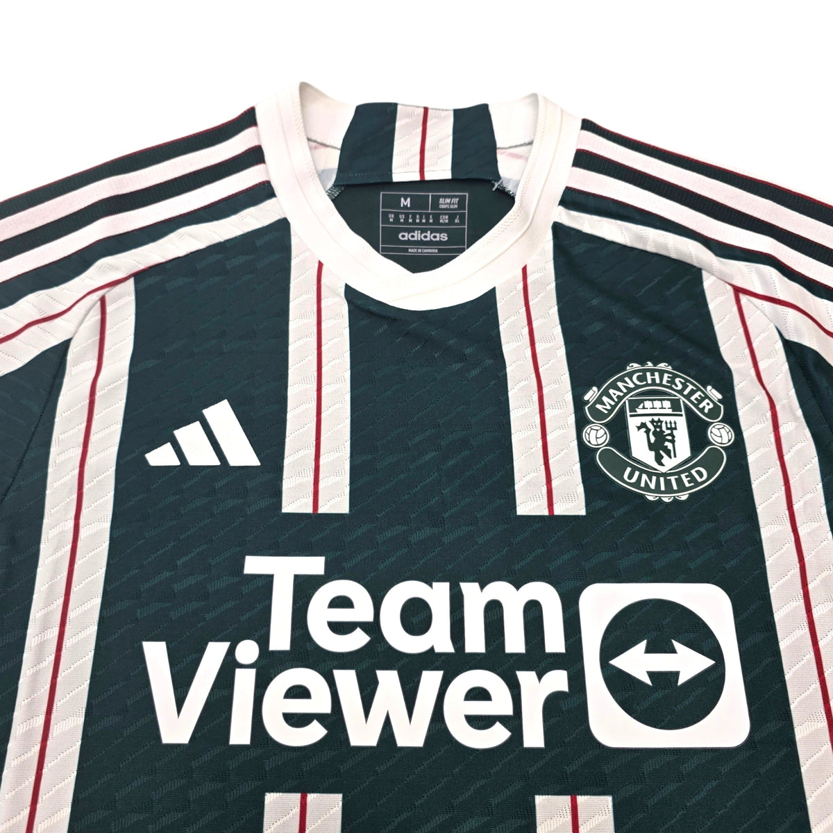 2023/24 Manchester United Away Football Shirt (M) Adidas 37 Mainoo (Player Version) - Football Finery - FF303695