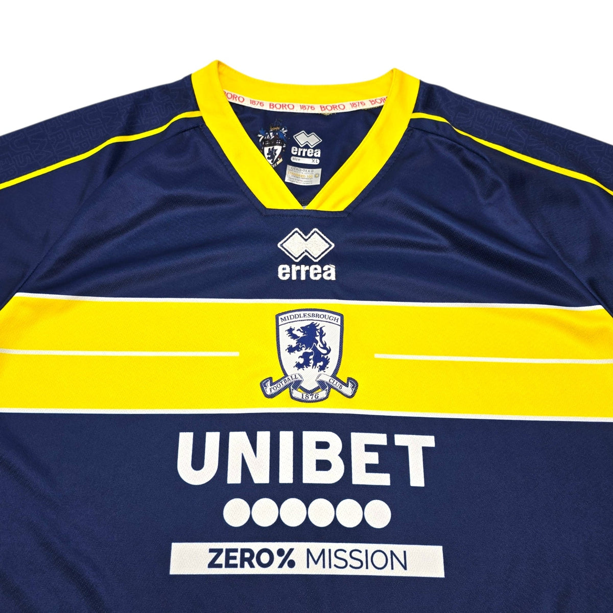 2023/24 Middlesbrough Away Football Shirt (XL) Errea - Football Finery - FF304688