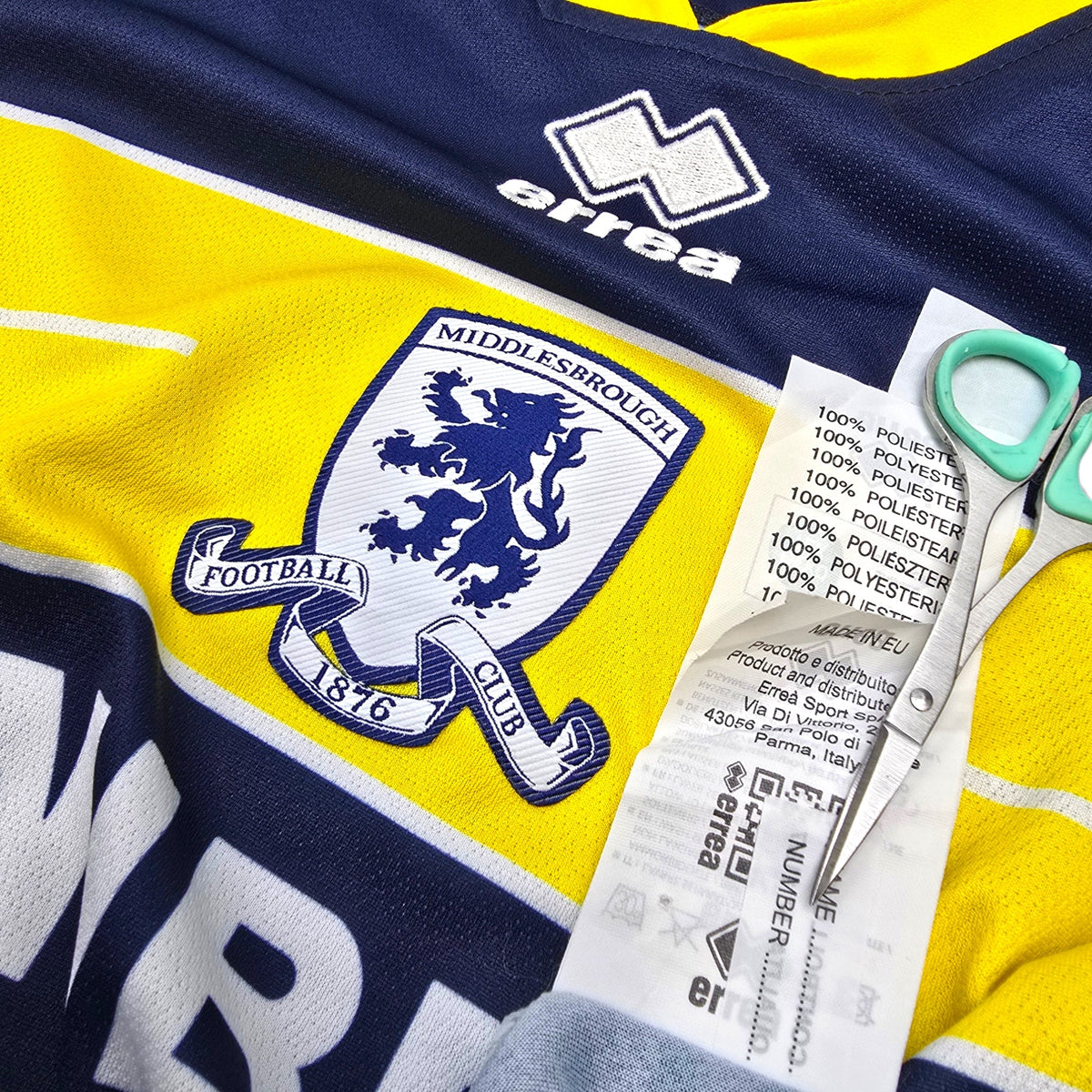 2023/24 Middlesbrough Away Football Shirt (XL) Errea - Football Finery - FF304688