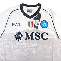 2023/24 Napoli Away Football Shirt (XL) EA7 9 Osimhen (BNWTs) - Football Finery - FF304014