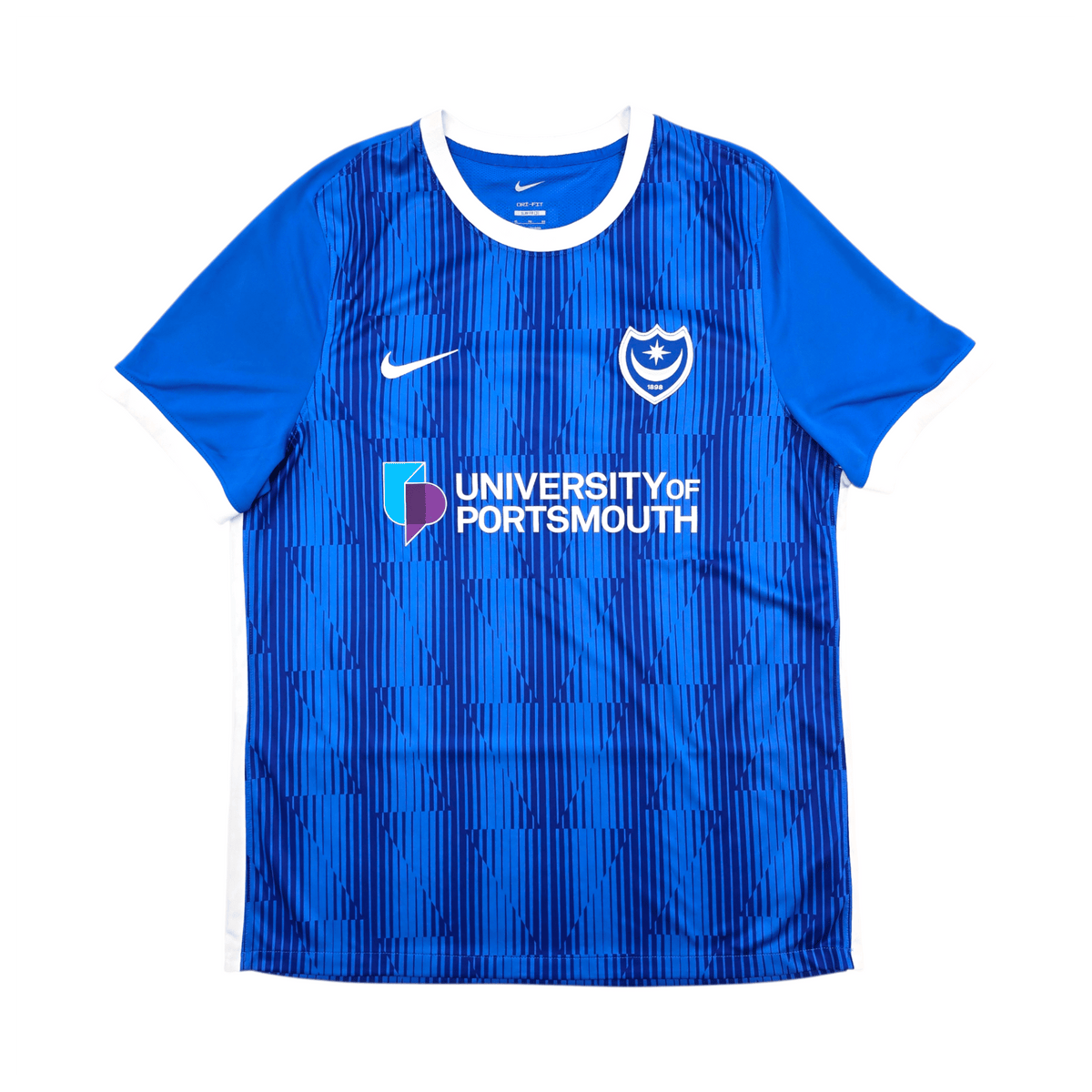 2023/24 Portsmouth Home Football Shirt (XL) Nike 7 Pack - Football Finery - FF303898