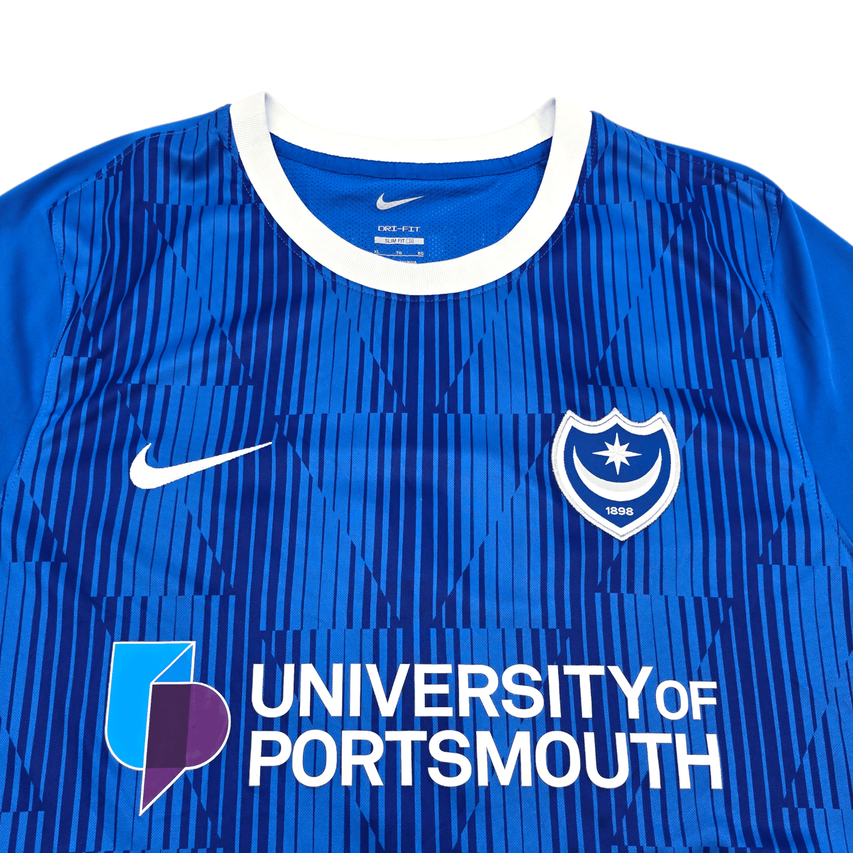 2023/24 Portsmouth Home Football Shirt (XL) Nike 7 Pack - Football Finery - FF303898
