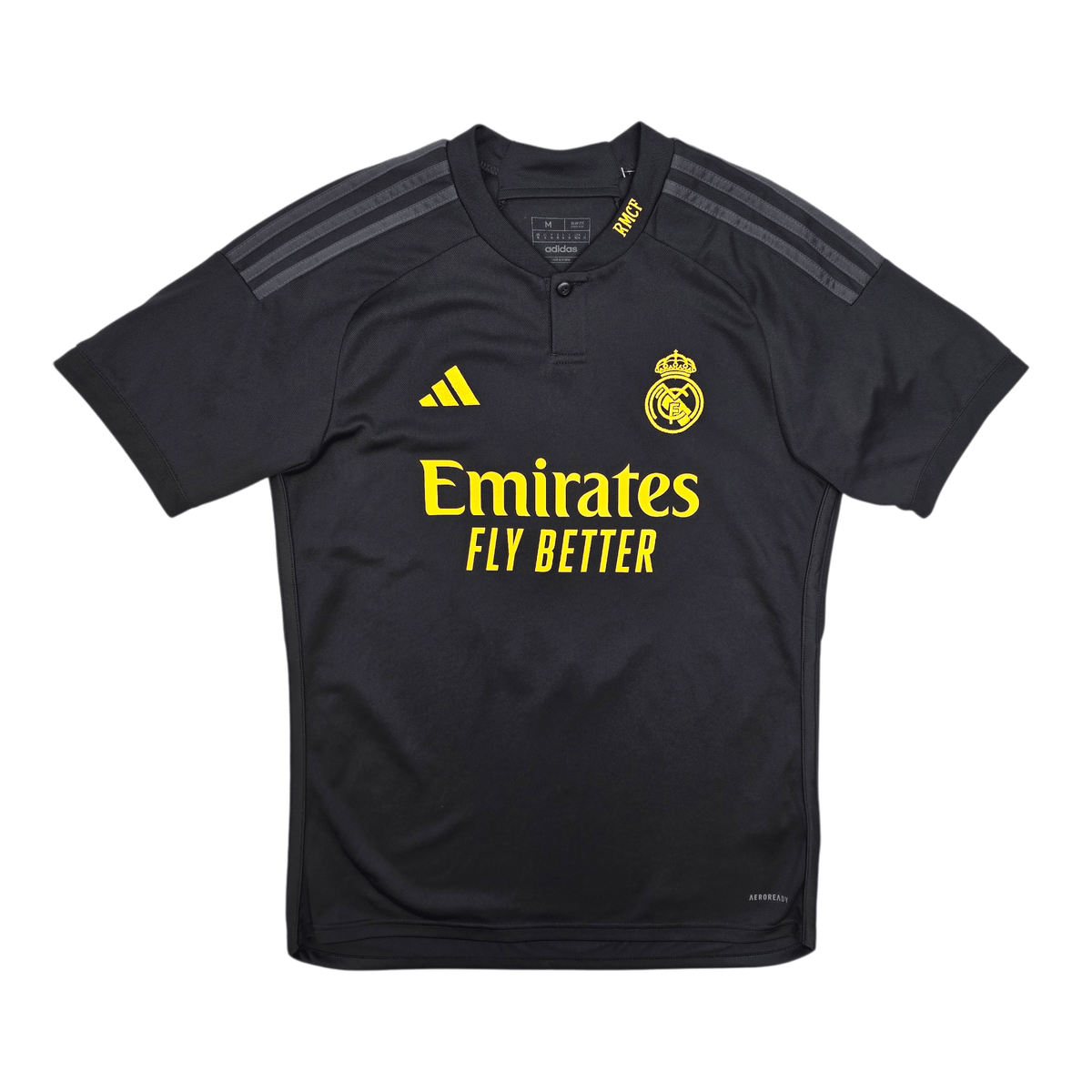 2023/24 Real Madrid Third Football Shirt (M) Adidas 5 Bellingham - Football Finery - FF303252