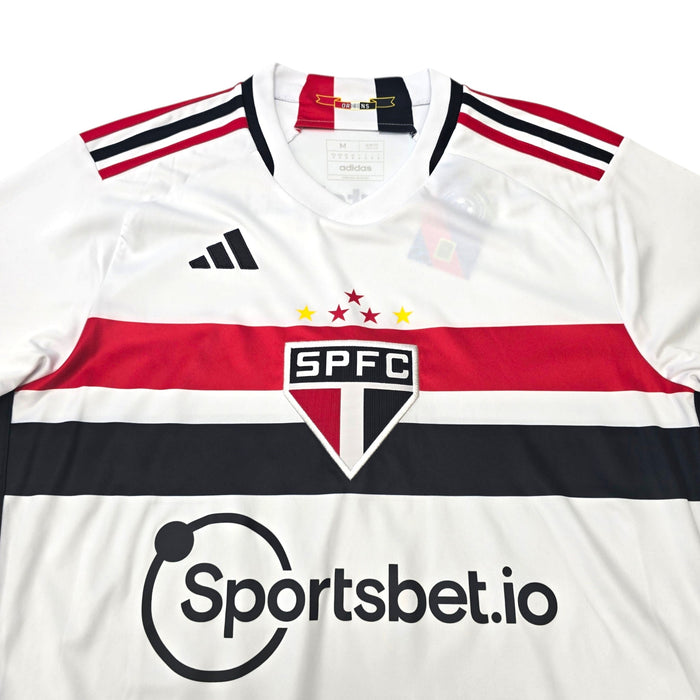 2023/24 Sao Paulo Home Football Shirt (M) Adidas - Football Finery - FF306488