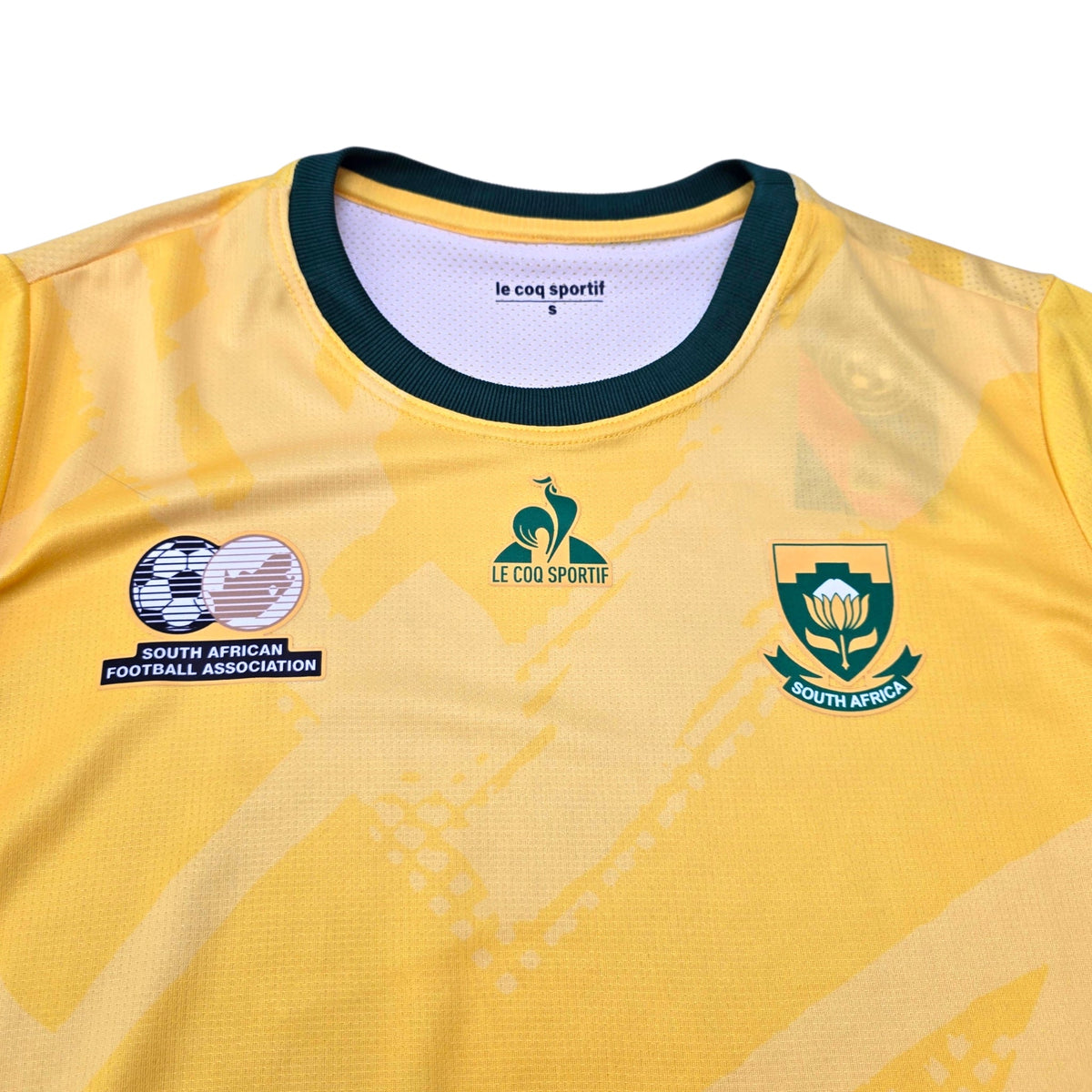 2023/24 South Africa Home Football Shirt (S) Le Coq Sportif - Football Finery - FF305364