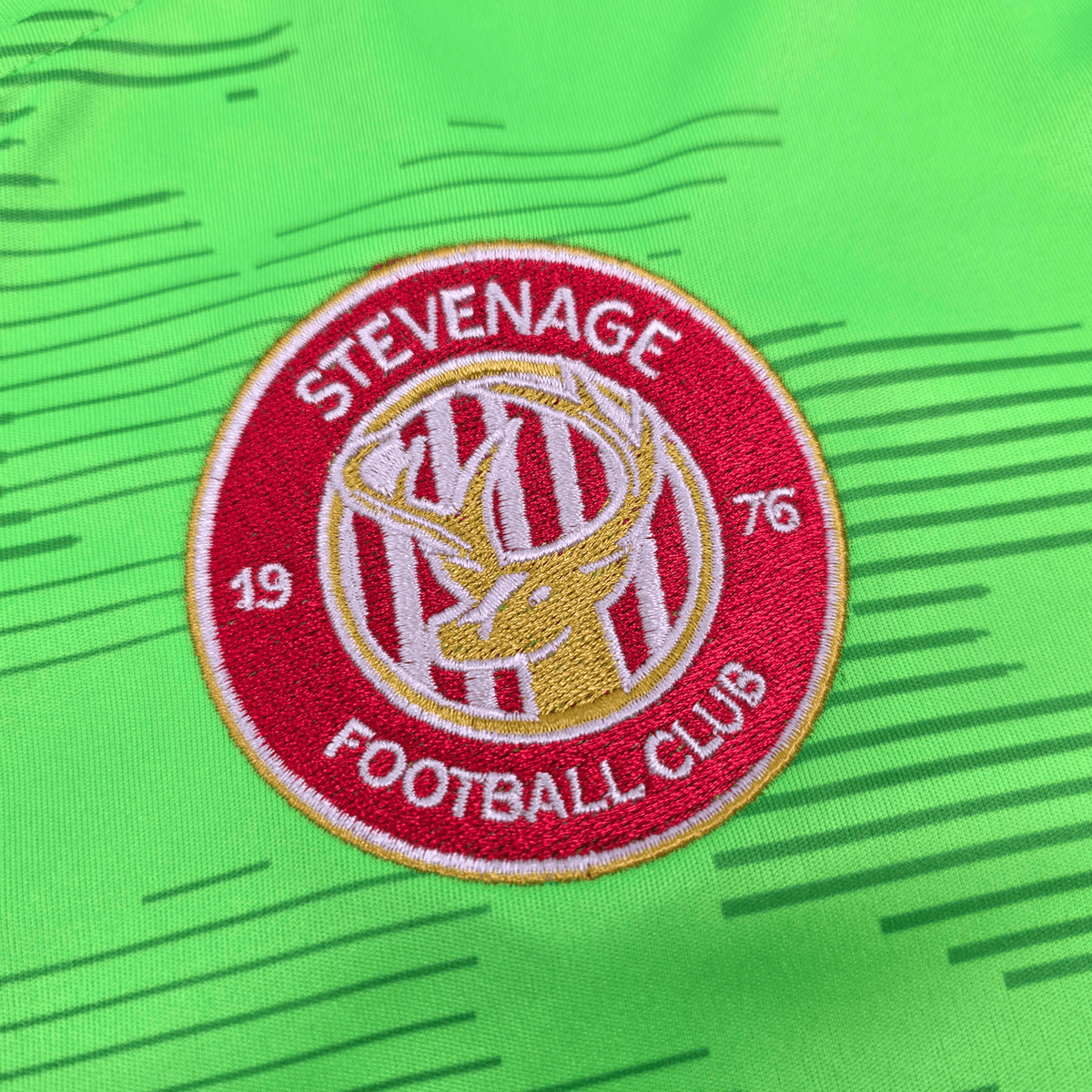 2023/24 Stevenage Goal Keeper Football Shirt (XL) Macron 12 Hegyi (Matchworn - FA Cup) - Football Finery - FF300800