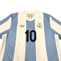 2024/25 Argentina Anniversary Football Shirt (M) Adidas 10 Messi - Football Finery - FF303242