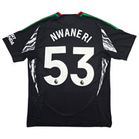 2024/25 Arsenal Away Football Shirt (L) Adidas 53 Nwaneri (Player Version) - Football Finery - FF306035