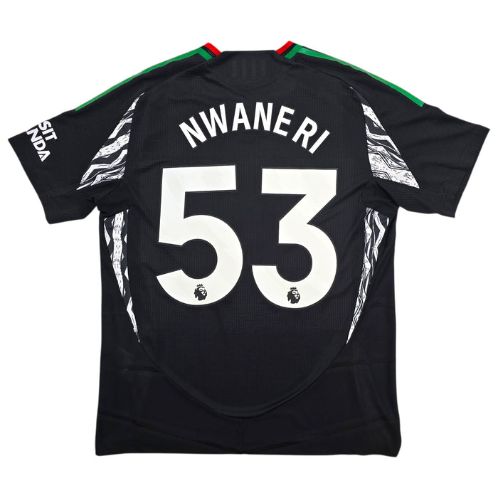 2024/25 Arsenal Away Football Shirt (L) Adidas 53 Nwaneri (Player Version) - Football Finery - FF306035