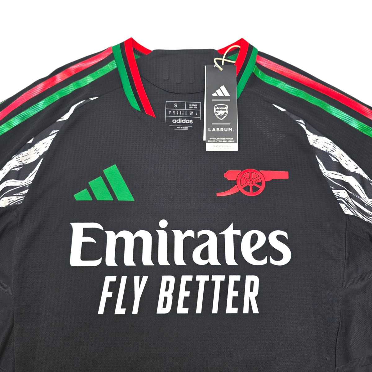 2024/25 Arsenal Away Football Shirt (S) Adidas 41 Rice (Player Version | BNWTs) - Football Finery - FF306410