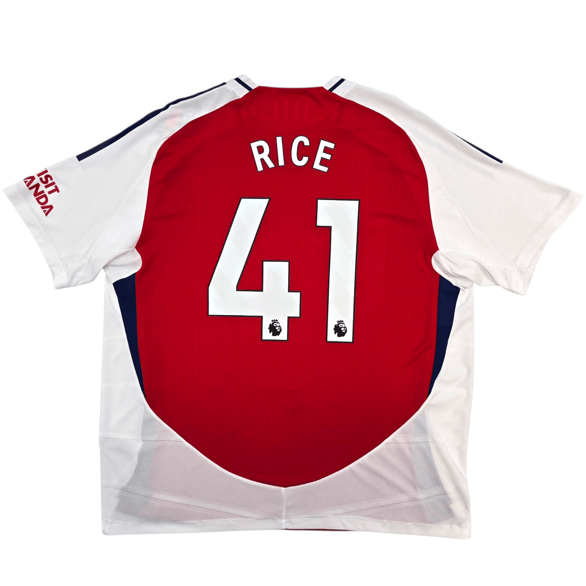 2024/25 Arsenal Home Football Shirt (2XL) Adidas 41 Rice (Player Version) - Football Finery - FF304990