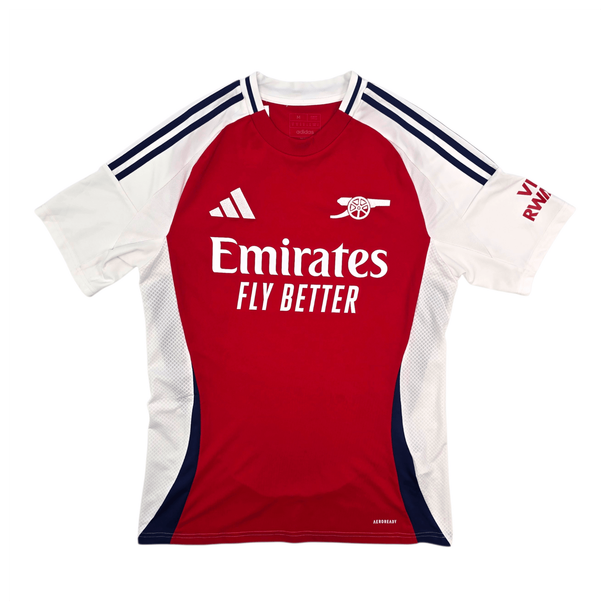 2024/25 Arsenal Home Football Shirt (M) Adidas 41 Rice - Football Finery - FF303767