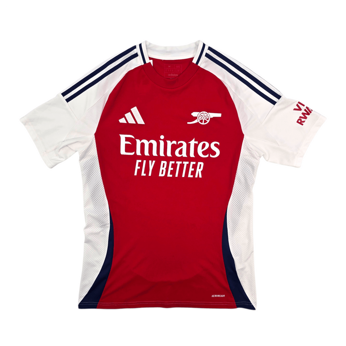 2024/25 Arsenal Home Football Shirt (M) Adidas 41 Rice - Football Finery - FF303767