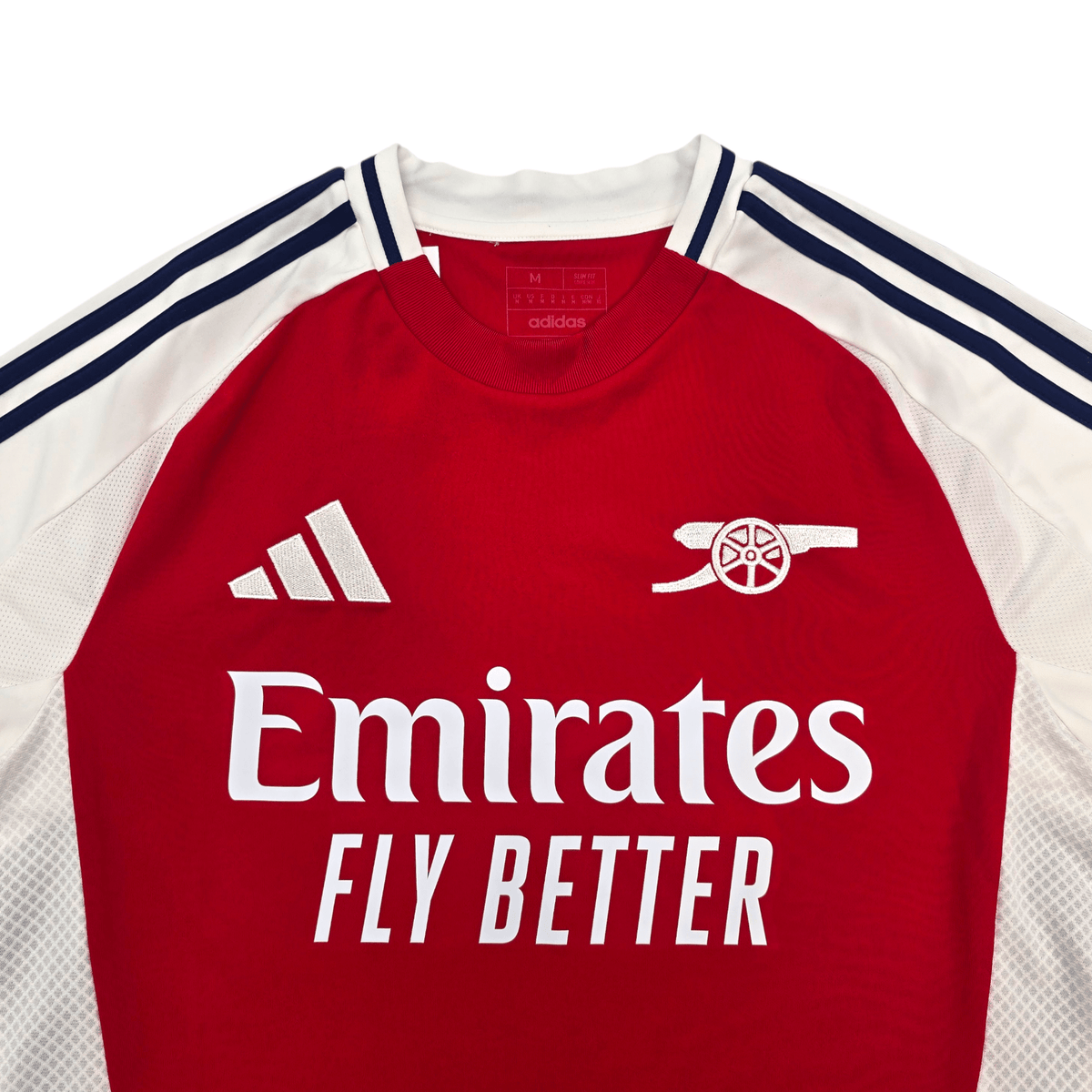2024/25 Arsenal Home Football Shirt (M) Adidas 41 Rice - Football Finery - FF303767