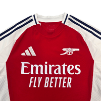 2024/25 Arsenal Home Football Shirt (M) Adidas 41 Rice - Football Finery - FF303767